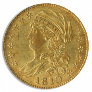 1810 $5 Capped Bust Large Date Large 5 NGC MS62 CAC 1810 $5 Capped Bust Large Date Large 5 NGC MS62 CAC