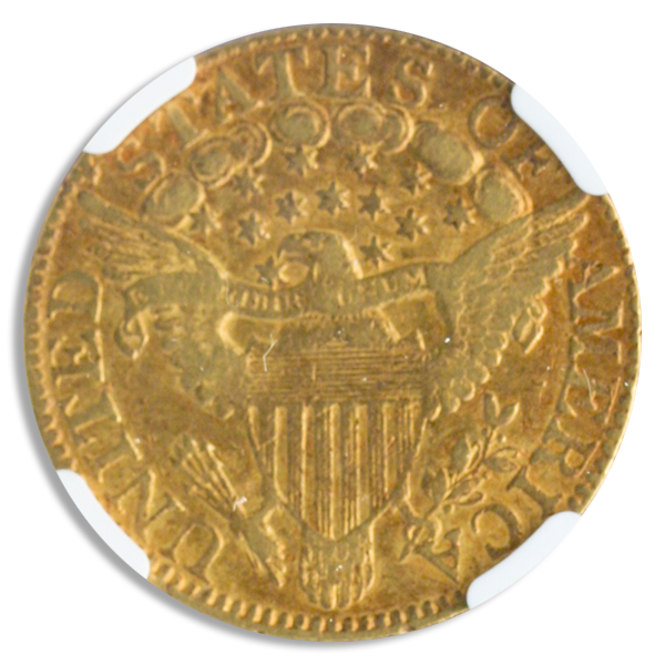 1802/1 $5 Draped Bust NGC XF45 CAC