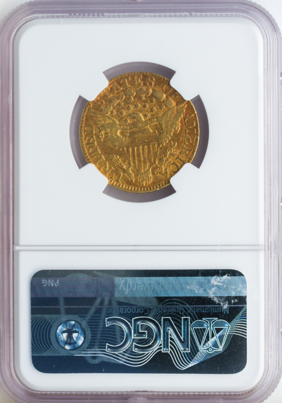1802/1 $5 Draped Bust NGC XF45 CAC
