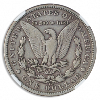 1893-CC Morgan $1 NGC Fine 15 CAC 1893-CC Morgan $1 NGC Fine 15 CAC