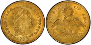 1795 $10 Draped Bust Obv and Rev