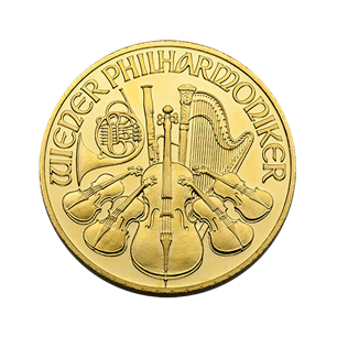 1/2 oz Austrian Gold Philharmonic Coin (BU, Dates Vary) 1/2 oz Austrian Gold Philharmonic Coin (BU, Dates Vary)
