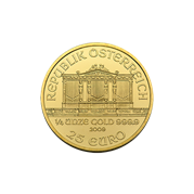 1/4 oz Austrian Gold Philharmonic Coin (BU, Dates Vary) 1/4 oz Austrian Gold Philharmonic Coin (BU, Dates Vary)