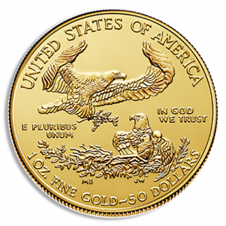 2021 1 oz American Gold Eagle Coin (BU, Type I)
