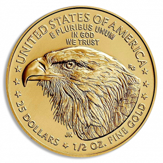 2021 1/2 oz Gold Eagle Coin (BU, Type II) 2021 1/2 oz Gold Eagle Coin (BU, Type II)