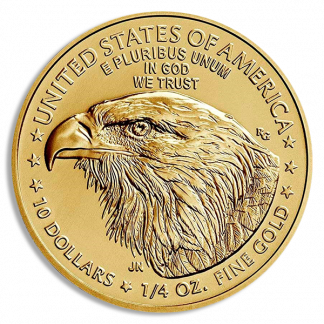 2021 1/4 oz Gold Eagle Coin (BU, Type II) 2021 1/4 oz Gold Eagle Coin (BU, Type II)