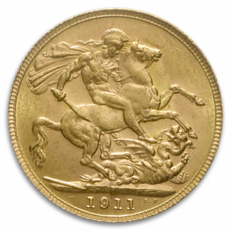 British Gold King Sovereign Coin (Circ, Dates Vary) British Gold King Sovereign Coin (Circ, Dates Vary)