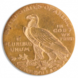 1909-O $5 Indian NGC AU58 CAC 1909-O $5 Indian NGC AU58 CAC
