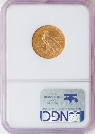 1909-O $5 Indian NGC AU58 CAC 1909-O $5 Indian NGC AU58 CAC