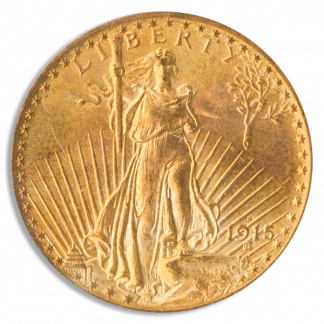 1915-S $20 Saint Gaudens Gold Coin PCGS MS65 CAC 1915-S $20 Saint Gaudens Gold Coin PCGS MS65 CAC