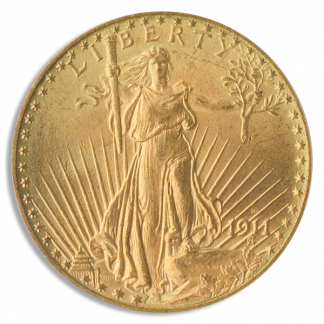 1911-D $20 Saint Gaudens PCGS MS65 CAC 1911-D $20 Saint Gaudens PCGS MS65 CAC
