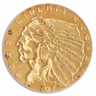 $2 1/2 INDIAN 1911-D PCGS $2 1/2 INDIAN 1911-D PCGS