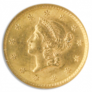 $1 Gold Type 1 MS63 CAC $1 Gold Type 1 MS63 CAC