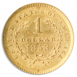 $1 Gold Type 1 MS63 CAC $1 Gold Type 1 MS63 CAC