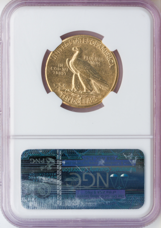 1911-D $10 Indian NGC AU53 1911-D $10 Indian NGC AU53