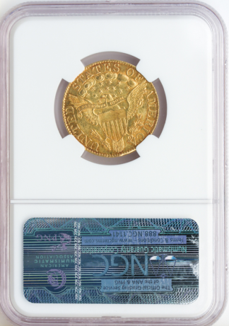 1800 $5 Draped Bust NGC MS60 CAC 1800 $5 Draped Bust NGC MS60 CAC