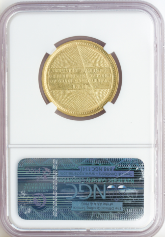 1852/1 $10 Humbert California Territorial NGC AU50 1852/1 $10 Humbert California Territorial NGC AU50