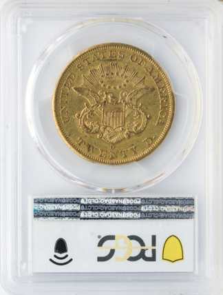 1852-O $20 Liberty PCGS AU55 CAC 1852-O $20 Liberty PCGS AU55 CAC