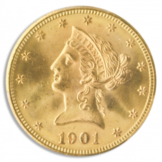 1901-S $10 Liberty PCGS MS65 CAC 1901-S $10 Liberty PCGS MS65 CAC