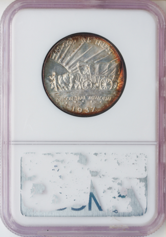 1937-D Oregon Trail Silver Commemorative NGC MS68 CAC 1937-D Oregon Trail Silver Commemorative NGC MS68 CAC