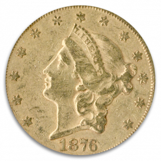 1876-S $20 Liberty Centennial NGC XF45 1876-S $20 Liberty Centennial NGC XF45