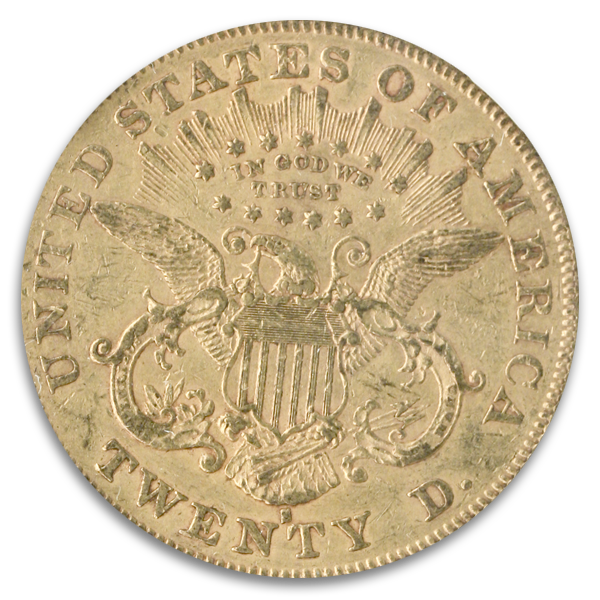 1876-S $20 Liberty Centennial NGC XF45 1876-S $20 Liberty Centennial NGC XF45
