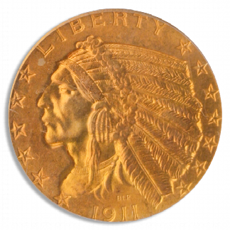 1911 $5 Indian PCGS MS65 CAC 1911 $5 Indian PCGS MS65 CAC