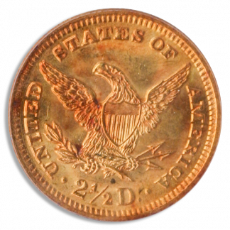 1899 $2 1/2 Liberty PCGS MS63 CAC 1899 $2 1/2 Liberty PCGS MS63 CAC