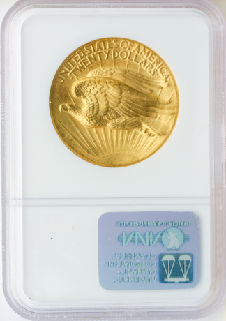 1907 $20 Saint Gaudens High Relief NGC MS65 CAC