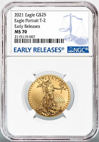 2021 1/2 oz Gold Eagle NGC T2 2021 1/2 oz Gold Eagle NGC T2