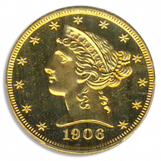1906 $5 Liberty PCGS PR65 CAC 1906 $5 Liberty PCGS PR65 CAC