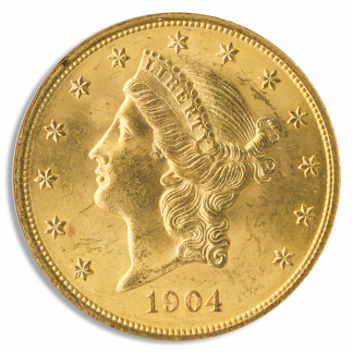 1904 $20 Liberty NGC Mint State 65(MS65) CAC