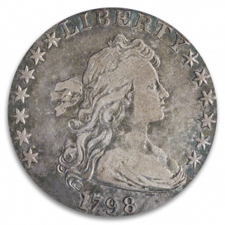 1798 DRAPE BUST $1 PCGS VF25 CAC 1798 DRAPE BUST $1 PCGS VF25 CAC