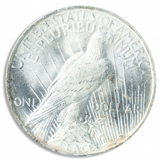 PEACE $1 CERTIFIED MS66 PEACE $1 CERTIFIED MS66