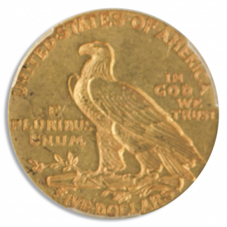 1909-O $5 Indian PCGS AU53 CAC 1909-O $5 Indian PCGS AU53 CAC