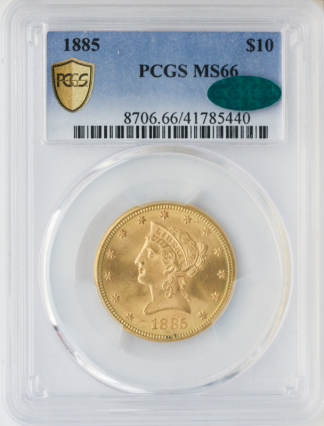 1885 $10 Liberty PCGS MS66 CAC 1885 $10 Liberty PCGS MS66 CAC