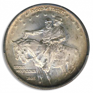 1925 Stone Mountain Silver Commemorative PCGS MS67 CAC 1925 Stone Mountain Silver Commemorative PCGS MS67 CAC