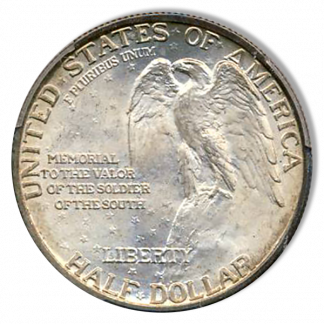 1925 Stone Mountain Silver Commemorative PCGS MS67 CAC 1925 Stone Mountain Silver Commemorative PCGS MS67 CAC