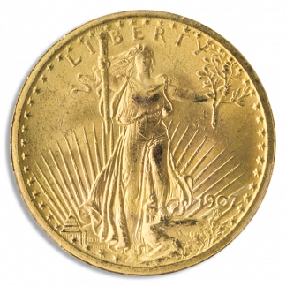 1907 $20 Saint Gaudens PCGS MS64 CAC 1907 $20 Saint Gaudens PCGS MS64 CAC