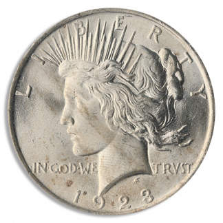 $1 Peace Dollar (Common Date, BU) $1 Peace Dollar (Common Date, BU)