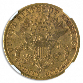 1879-CC $20 Liberty NGC AU50 CAC