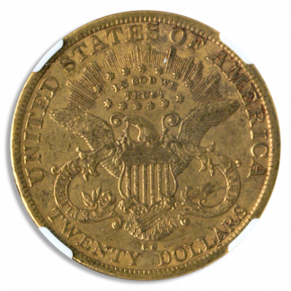 1879-CC $20 Liberty NGC AU50 CAC 1879-CC $20 Liberty NGC AU50 CAC