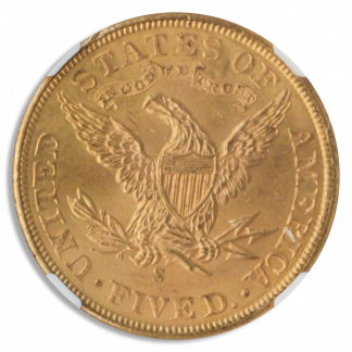 1902-S $5 Liberty NGC MS65 CAC 1902-S $5 Liberty NGC MS65 CAC