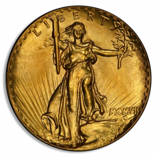 1907 $20 Saint Gaudens High Relief PCGS MS66 CAC 1907 $20 Saint Gaudens High Relief PCGS MS66 CAC