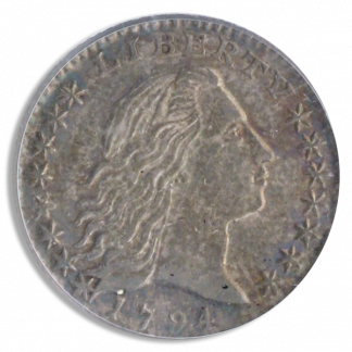 1794 Flowing Hair Half Dime PCGS MS62 CAC 1794 Flowing Hair Half Dime PCGS MS62 CAC