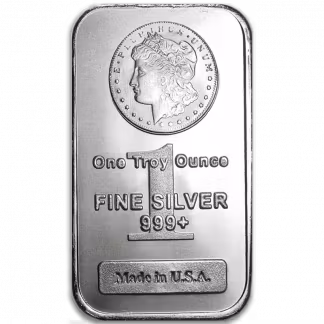 1 oz Silver Bar (W/Assay, Types Vary) 1 oz Silver Bar (W/Assay, Types Vary)