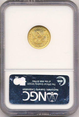 1905 $2 1/2 Liberty NGC MS65 CAC 1905 $2 1/2 Liberty NGC MS65 CAC