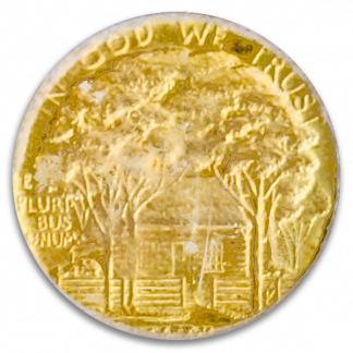 1922 Grant Gold Commemorative $1 No Star PCGS MS65 CAC