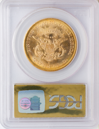 1857-S $20 Liberty S. S. Central America Gold Coin Mint State 65(MS65 ) CAC 1857-S $20 Liberty S. S. Central America Gold Coin Mint State 65(MS65 ) CAC