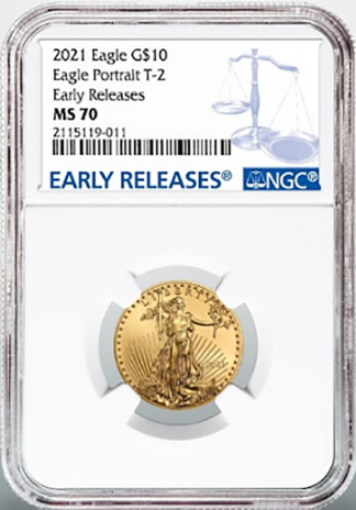 2021 1/4 oz American Gold Eagle NGC Early Releases Type II 2021 1/4 oz American Gold Eagle NGC Early Releases Type II